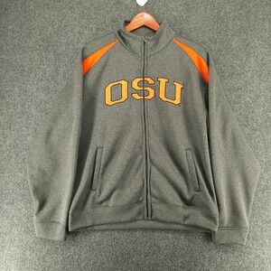OSU Oregon State Men's L Full Zip NCAA Jacket Campus Drive Embroidered Large